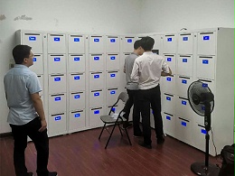 江西省行政中心智能公文交换柜已投入使用
