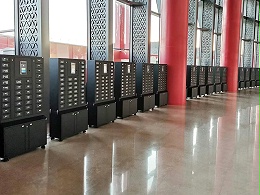 北京市雁栖湖国际会展中心采购天瑞恒安人脸识别智能手机柜